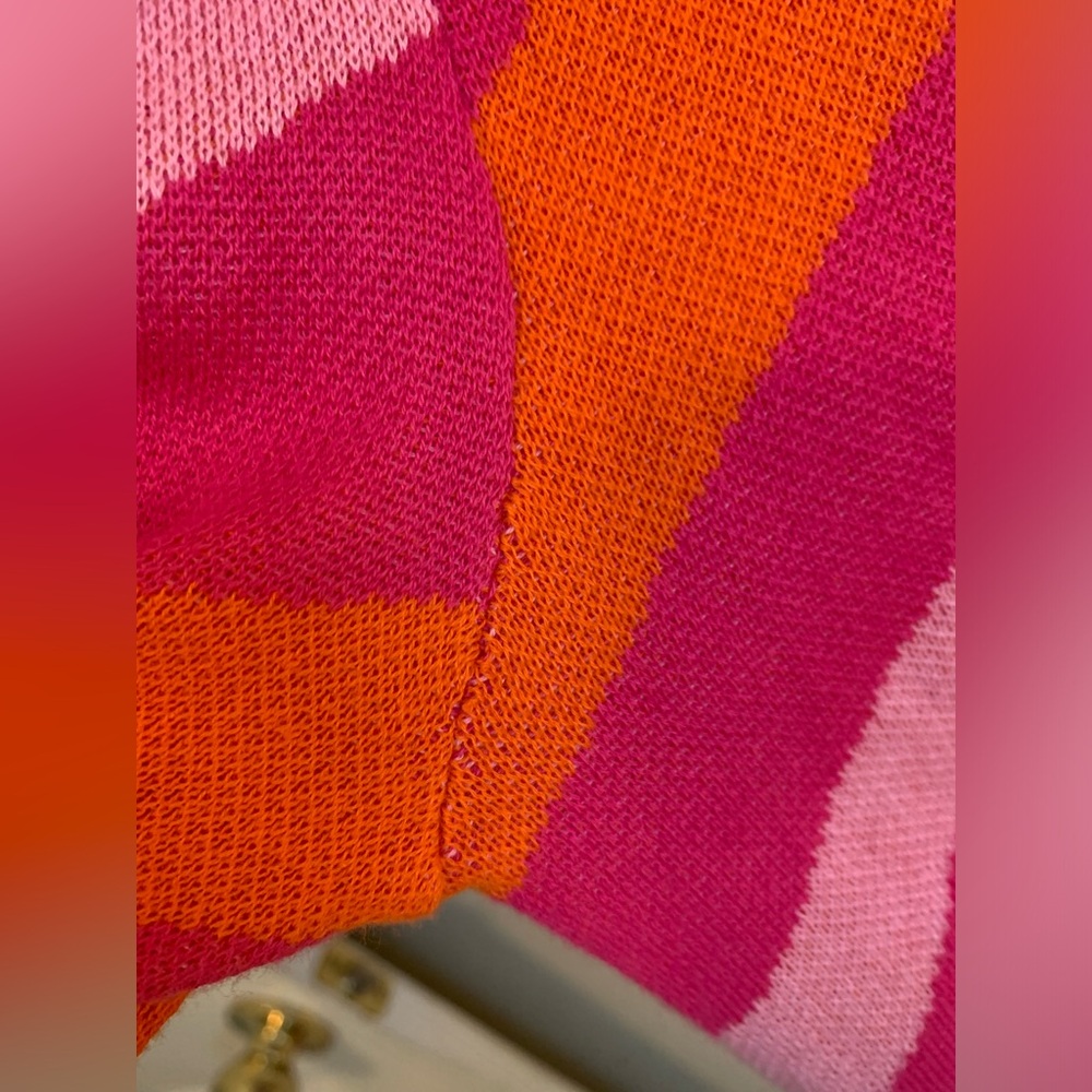 Fate Pink, Hot Pink & Orange Striped Knit Top - Picture 8 of 16